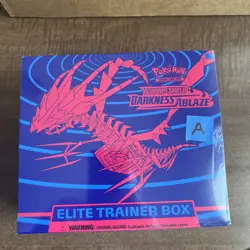 Pokemon TCG DARKNESS ABLAZE ETB Sword and Shield Elite Trainer Box ETB Sealed A - Image 1