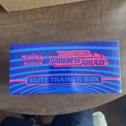 Pokemon TCG DARKNESS ABLAZE ETB Sword and Shield Elite Trainer Box ETB Sealed A - Image 3