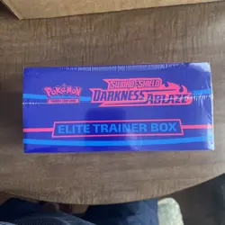 Pokemon TCG DARKNESS ABLAZE ETB Sword and Shield Elite Trainer Box ETB Sealed A - Image 4