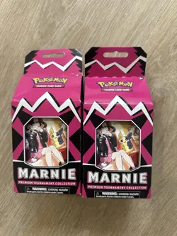Pokemon Marnie Premium Tournament Collection Box - Sealed New Lot Of 2 - Image 1