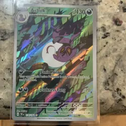 Pokemon! Arbok 176/162! Temporal Forces, Illustration Rare! Near Mint - Image 2