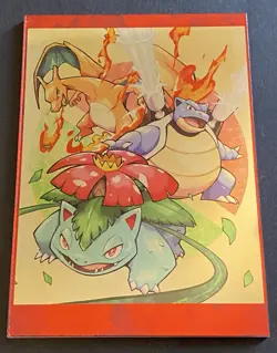 NON TCG Pokemon Elf Eif Origin Collection 3.0 Kanto Charmander Squirtle Mirror - Image 2