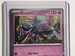 Xerneas 64/132 Pokemon Mega Evolution BestBuy Stamped Promo 2025 - Image 3