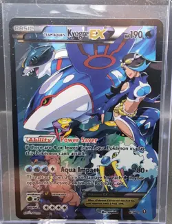 Pokemon TCG Double Crisis Team Aqua's Kyogre EX 6/34 Holo LP *USE LISTED PHOTOS* - Image 1