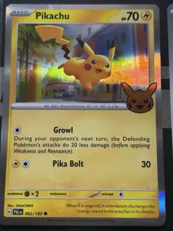 Pokemon TCG Pikachu Collection Of 8 Includes Cracked Ice Holo - Image 2