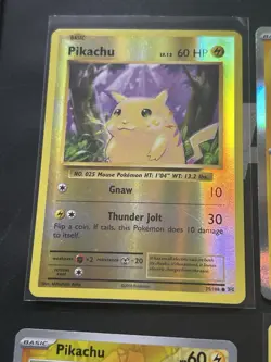 Pokemon TCG Pikachu Collection Of 8 Includes Cracked Ice Holo - Image 3
