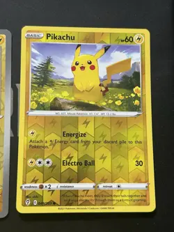 Pokemon TCG Pikachu Collection Of 8 Includes Cracked Ice Holo - Image 5