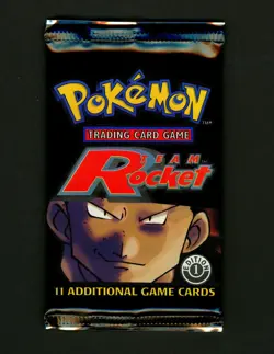 2000 Pokemon SEALED Unopened 1ST EDITION Team Rocket BOOSTER PACK WotC Giovanni - Image 1
