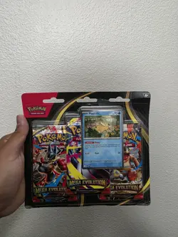 Pokemon Mega Evolution 3 Pack - Blister Factory Sealed (Psyduck) - Image 1