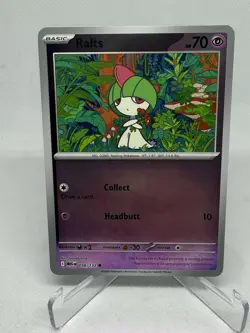 2025 Pokemon Mega Evolution RALTS REVERSE HOLO NM 058/132 - Image 1