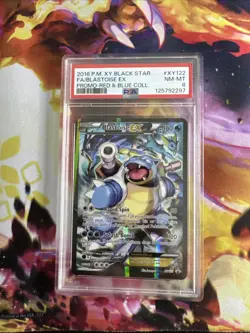 Pokemon TCG Blastoise EX XY122 Full Art Holo Black Star Promo - Image 1