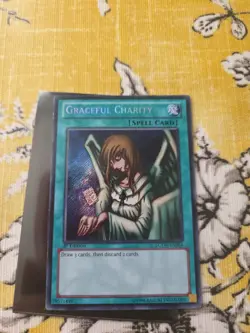 Yu-Gi-Oh! TCG Graceful Charity Secret Rare 1st Edition LCYW-EN064 - Image 2