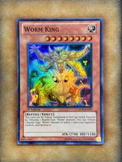 Yugioh Worm King STOR-EN097 Super Rare 1st Ed NM - Image 1