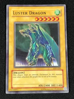 YUGIOH LUSTER DRAGON LOD-050 SUPER (NM) - Image 1