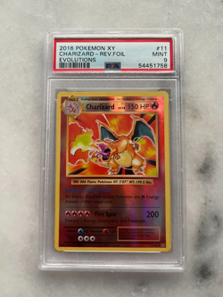 2016 Pokemon XY Charizard Reverse Foil Evolutions PSA 9 - Rare Holo Card - Image 1