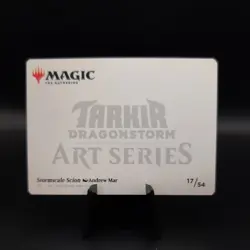 Stormscale Scion Art Card 17 (Gold-Stamped Signature) Art Series: TDM - Image 2