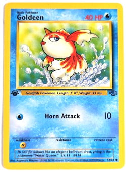 Pokemon TCG Goldeen 1999 First Edition Wizards Of The Coast Jungle Set Card 53 - Image 1