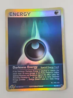 Pokemon Darkness Energy 93/109 Reverse Holo EX Ruby & Sapphire 2003 Special Card - Image 1