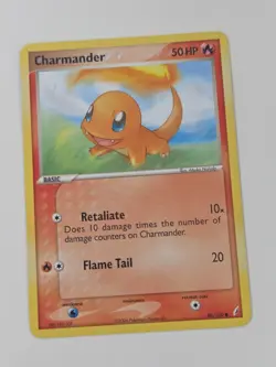 Pokemon Charmander 48/100 EX Crystal Guardians 2006 Trading Card by Atsuko Nishi - Image 1