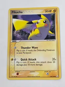 Pokemon Pikachu 78/110 EX Holon Phantoms 2006 Trading Card by Kouki Saitou - Image 1
