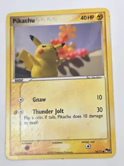 Pokemon Pikachu 16/17 EX Delta Species 2005 Trading Card by Yuka Morii - Image 1