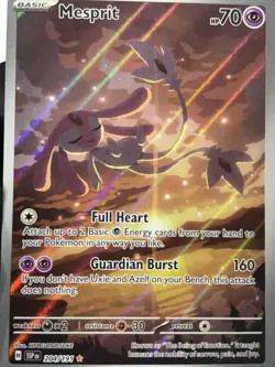 ✨Pokemon Surging Sparks Mesprit GREAT CONDITION Illustration Rare Card 204/191 ✨ - Image 2