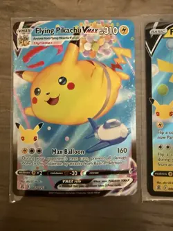 Flying Pikachu VMAX Flying Pikachu V Ultra Rare Pokemon TCG Card Cards - Image 1