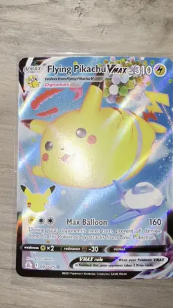 Flying Pikachu VMAX Flying Pikachu V Ultra Rare Pokemon TCG Card Cards - Image 2