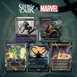 MTG Secret Lair x Marvel's Spider-Man: Villainous Plots Non Foil Edition InStock - Image 1