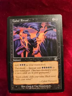MTG Cabal Ritual Torment Common Lightly Played - Image 1