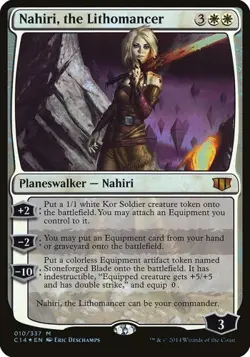 Nahiri, the Lithomancer - Foil Oversized Commander 2014 MP MTG - Image 1