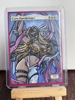 altered art mtg hand painted - Image 1