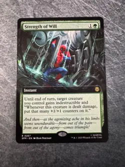 Strength of Will (Extended Art) Marvel's Spider-Man Regular NM - MTG - Image 1