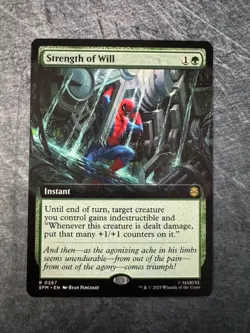 Strength of Will (Extended Art) Marvel's Spider-Man Regular NM - MTG - Image 1