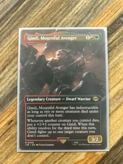 MTG Lord of the Rings Commander Gimli Mournful Avenger Deck - Image 1