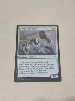 MTG Those Who Serve - Foil Amonkhet 032/269 NM Magic The Gathering - Image 1