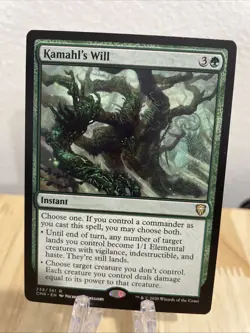 MTG Kamahl's Will Regular #238/361 Commander Legends Rare CMR NM/M - Image 1