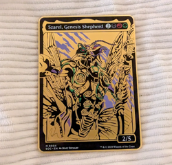 Szarel, Genesis Shepherd MTG Pinfinity AR-Enhanced Metal Card - Image 1