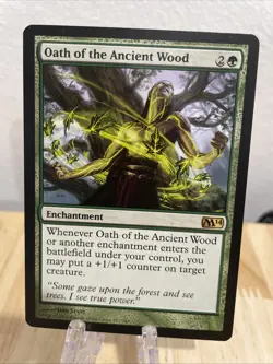 MTG Oath of the Ancient Wood Regular #187 Core Set 2014 (M14) NM/M - Image 1