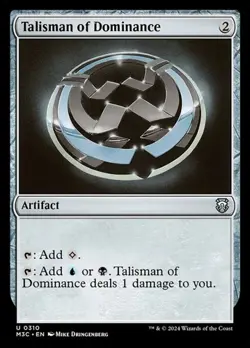 Talisman of Dominance - Ripple Foil MH3C LP MTG - Image 1