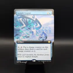 Insight Engine -Extended Art- Edge of Eternities Commander Rare EOC 26 mtg NM/M - Image 1