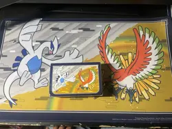 Pokemon TCG - Lugia & Ho-Oh Playmat & deck box - Image 1