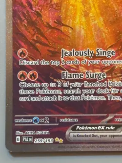 Chi-Yu EX 259 / 193 Pokemon TCG Paldea Evolved - Image 4