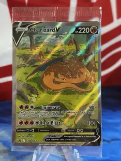 CHARIZARD V 2022 POKEMON SEALED BLACK STAR PROMOS UPC SWSH260-262 Q5276 SEALED!! - Image 1