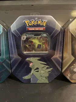 Pokemon TCG Tyranitar Triple Whammy Tin Factory Sealed - Image 1
