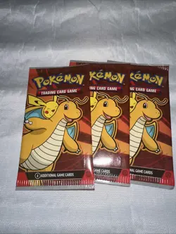 2025 McDonald’s Pokemon Promo Booster Cards. Sealed, Unopened. 3 Booster Packs. - Image 1