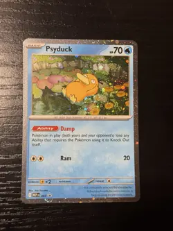 🌀 Psyduck MEP 007 Mega Evolution Pokemon Blister Promo SWIRL Pokemon TCG 🌀 - Image 3