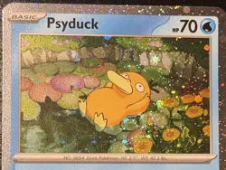 🌀 Psyduck MEP 007 Mega Evolution Pokemon Blister Promo SWIRL Pokemon TCG 🌀 - Image 4