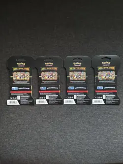 Pokemon TCG (4) Mega Evolutions Sleeved Booster Packs - Full Art Set : Lot Of 4 - Image 2