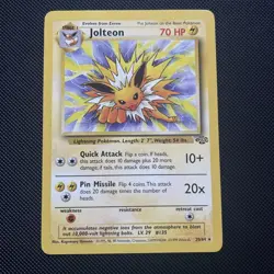Pokemon Jolteon 20/64 Jungle-Unlimited Edition Regular Non-holo - Image 1